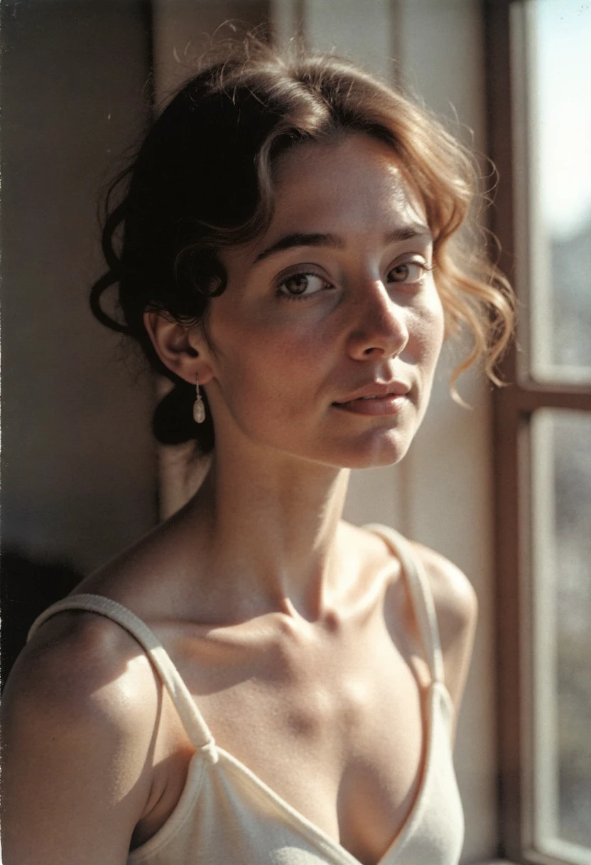 lith_argenta_Superbrom_SBS11PE_FLUX, a 20 y.o. french woman, happy & natural beauty,  film grain, soft shadow