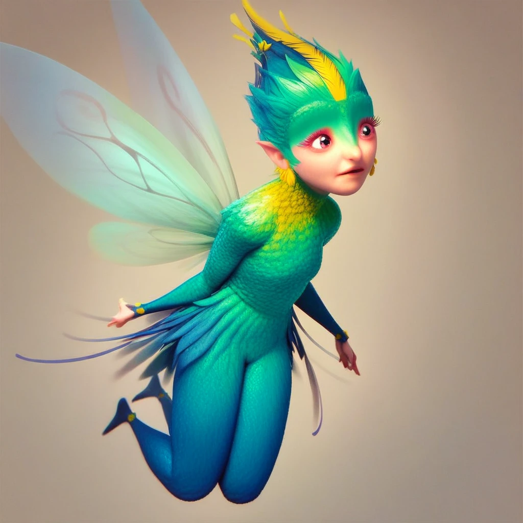 There is a mermaid with wings flying in the air, stunning 3d render of a fairy, epic 3 d yemaya, mermaid, teal ethereal tendril wings, mermaid body, water fairy, render of mirabel madrigal, female floating, Siren, with large wings, render of april, beautiful mermaid, with real wings, elven angel meditating in space