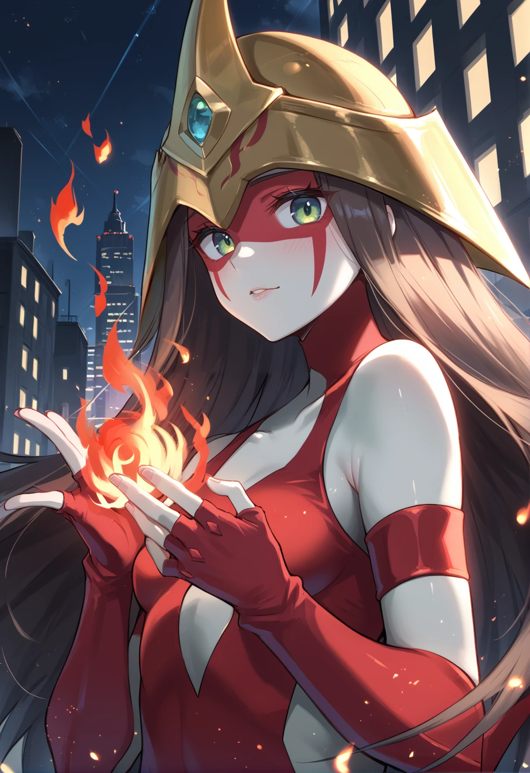 Yu-Gi-Oh! - Elemental HERO Burstinatrix/Flame Wingman (Ｅ・ＨＥＲＯ バーストレディ/フレイム・ウィングマン) PonyXL v1.0