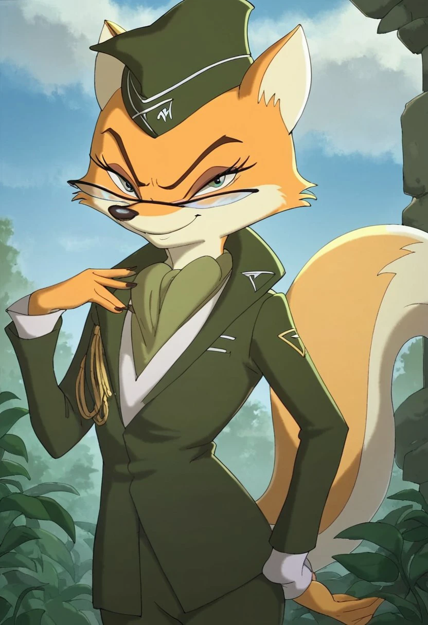 Lt. Fox Vixen (Officer Yeou from Squirrel and Hedgehog) V1