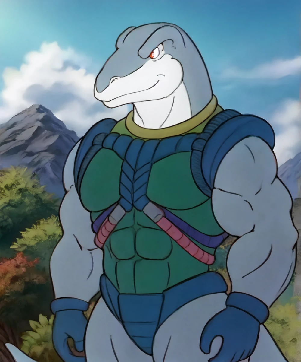 score_9, score_8_up, score_7_up,
<lora:IchyDinosaucers:0.8> Ichy, Dinosaucers, dinosaur, muscular, back fin, ichthyosaurus, armor, swim fins,
8K, In'ei, chiaroscuro, depth of field, volumetric lighting, clear_eyes, crisp, bright vivid colors, vivid colors,
perfect hands, perfect proportions, colored skin, muscles,
hero, random background, science fiction setting, solo, no humans, smooth grey leathery skin,
masterclass anime background, masterclass anime, nature,