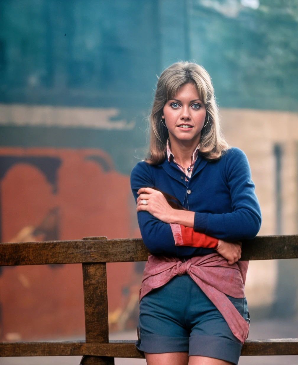 photo of olivia newton-john, decently clothed,   on the barricades for women's rights<lora:OliviaNewtonJohn:1>, professionally color graded masterpiece