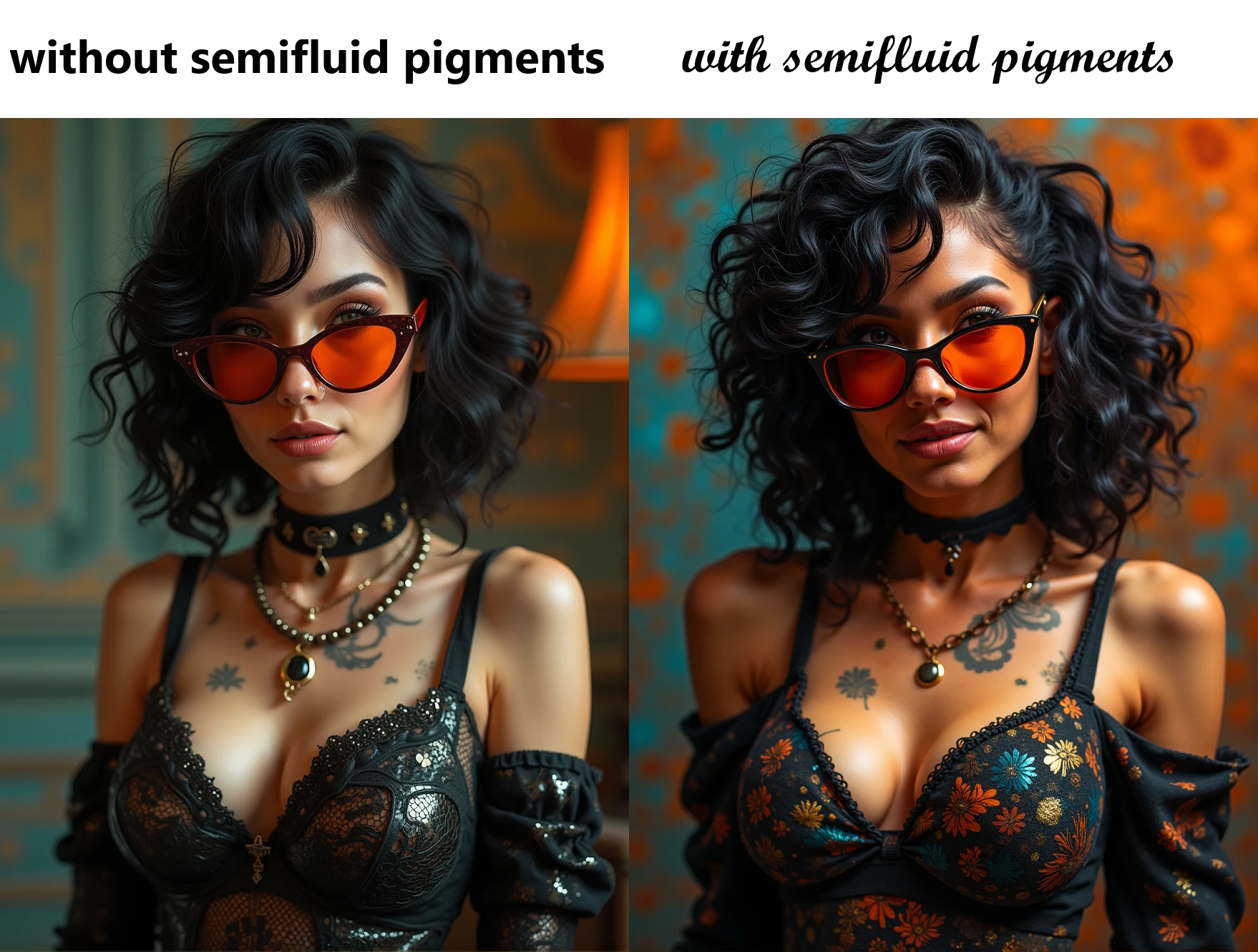 colorful detailer | semifluid pigments (Flux & SD 3.5M & SD 3.5L)