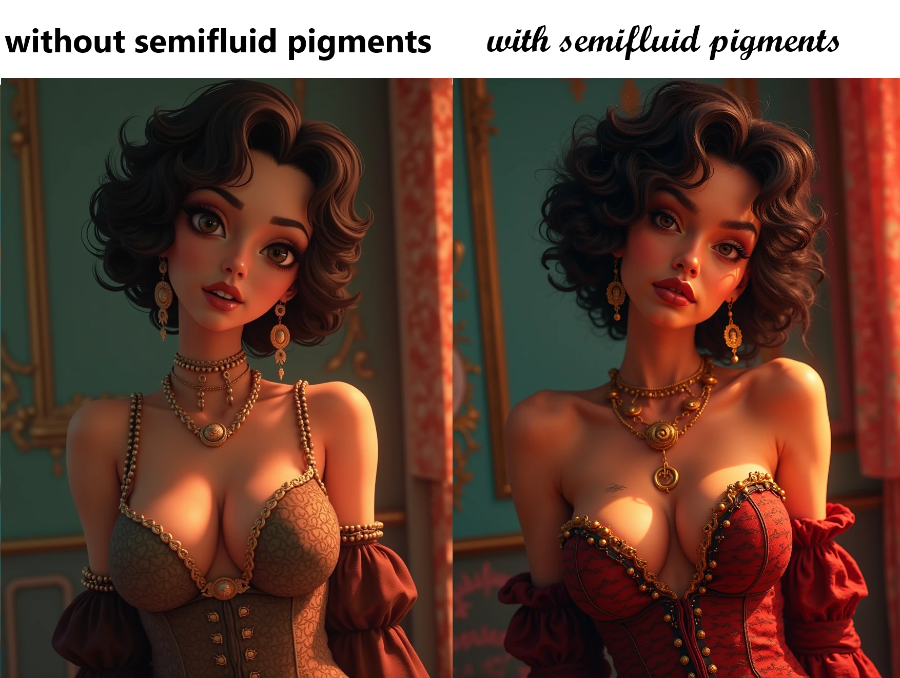 colorful detailer | semifluid pigments (Flux & SD 3.5M & SD 3.5L)