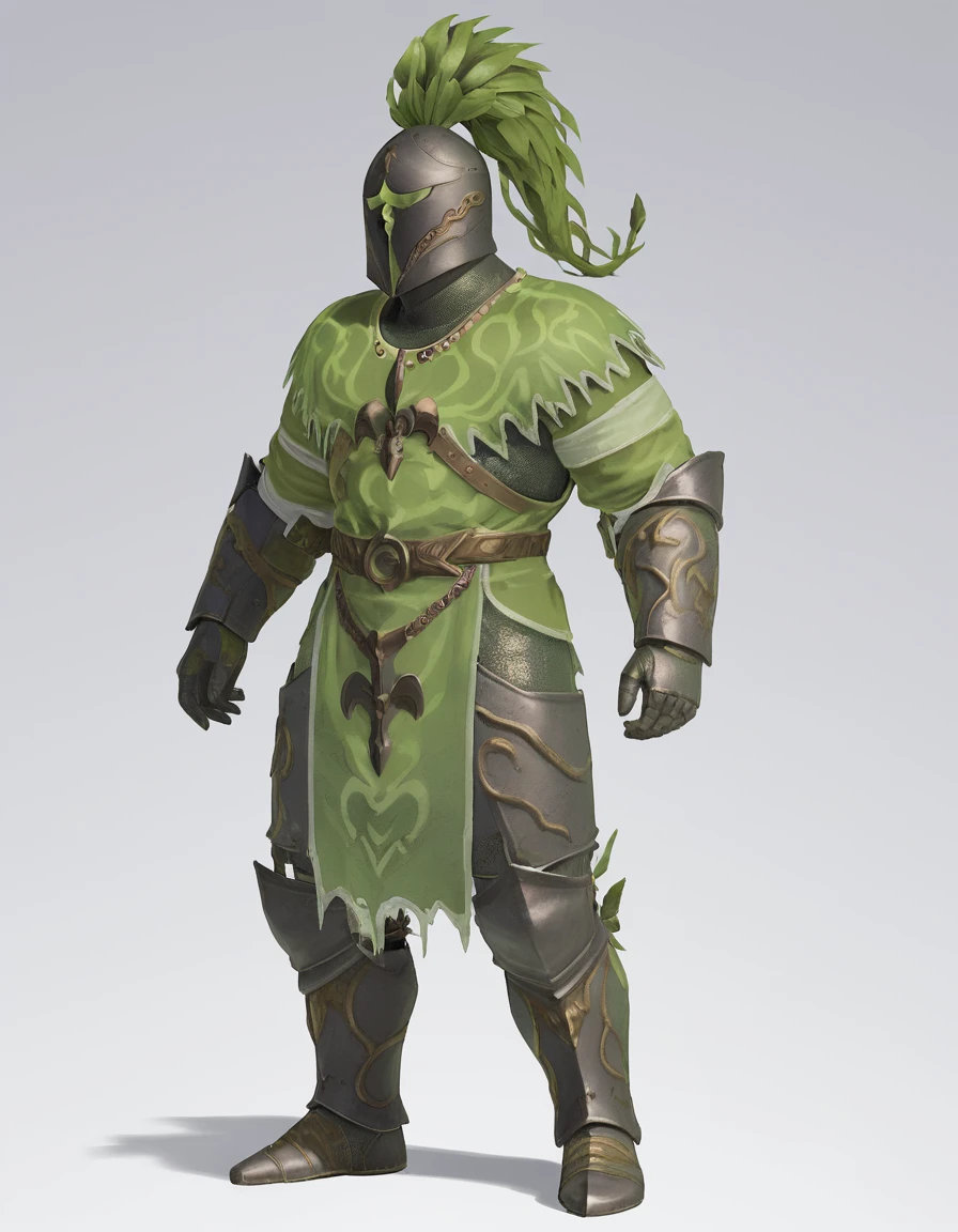 score_9, score_8_up, score_7_up,
GreenKnight, human, armor, helmet, full body, standing,
 <lora:GreenKnight:0.8>