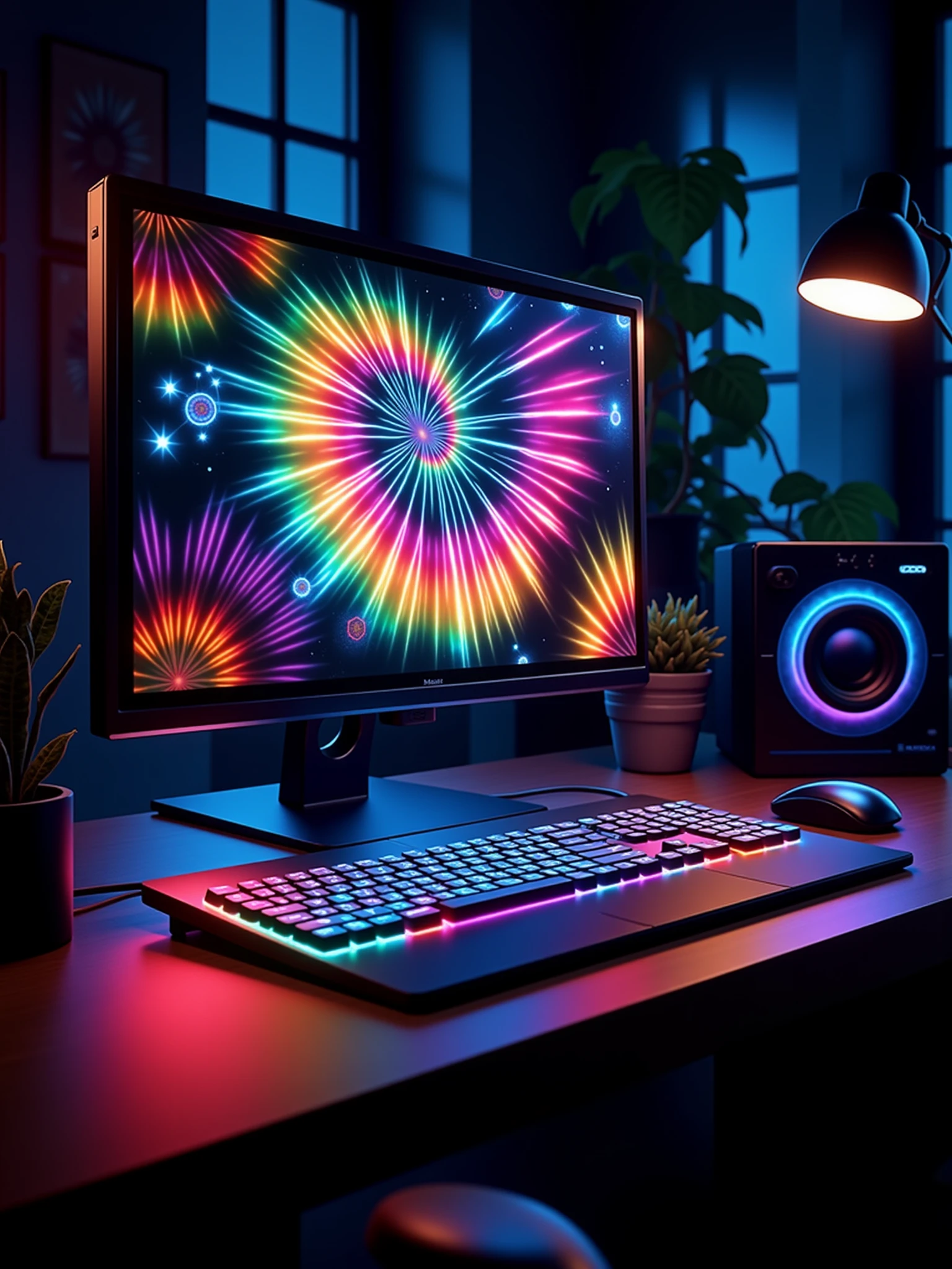 Glowing Tiedye FLUX & SDXL