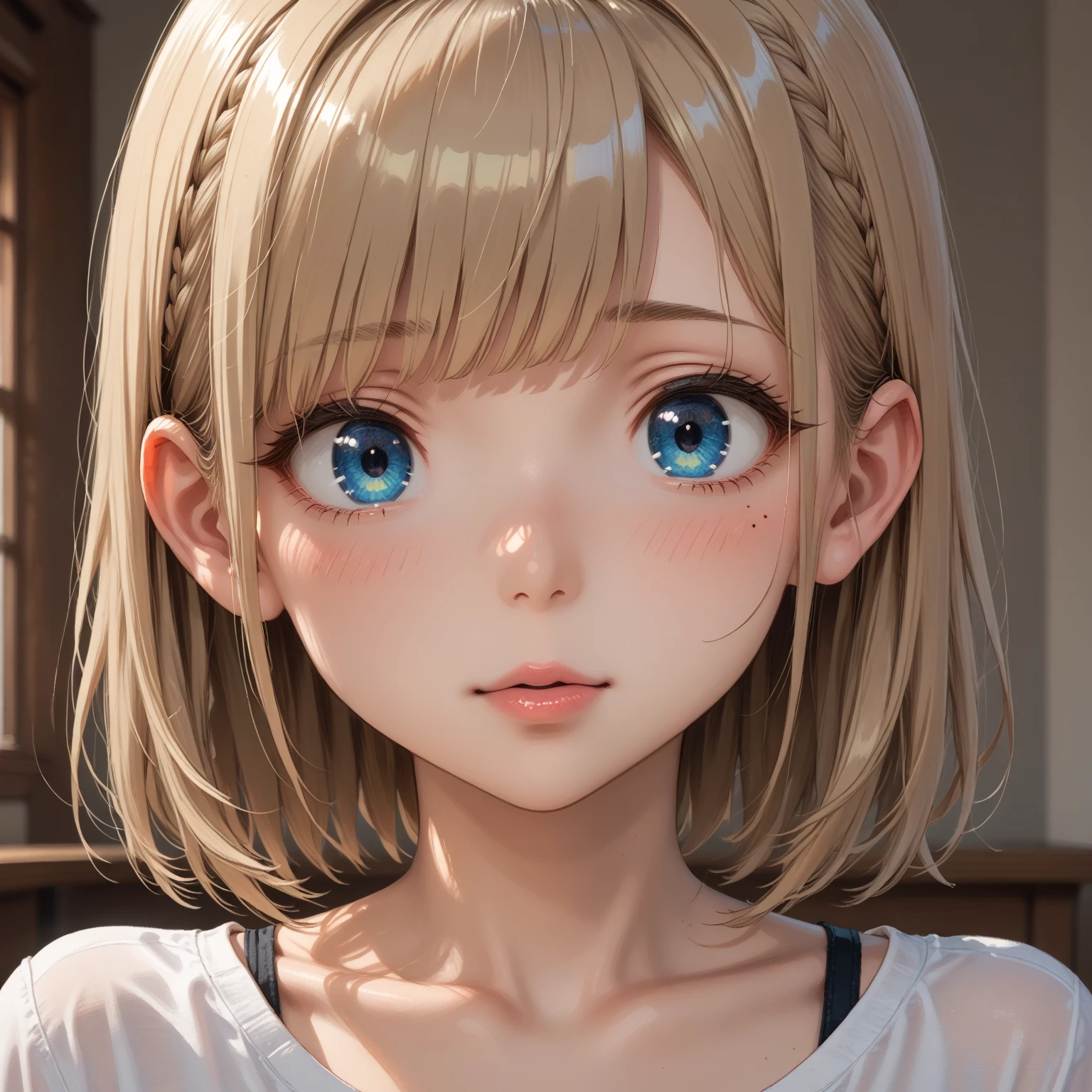 (masterpiece, best quality), 1girl, <lora:0013Asanaford:0.8> sanaford, blonde hair, petite, serafuku