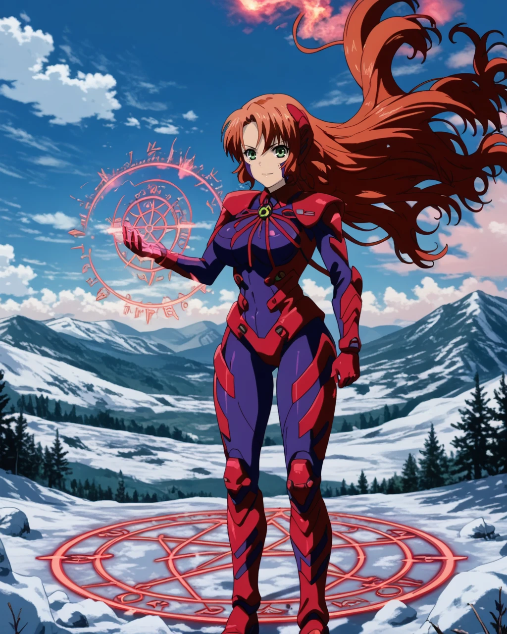 score_9,score_8_up,score_7_up,source_anime,
day,in winter,field,snow,ice,
Rebecca_Randall,1girl,solo,large breasts,
pilot suit,
magic circles,magic circle,magic array,(Red energy around body),(red Aura),
upper_body,looking_at_viewer,
standing,smile,<lora:Rebecca_Randall_PONY:1>,