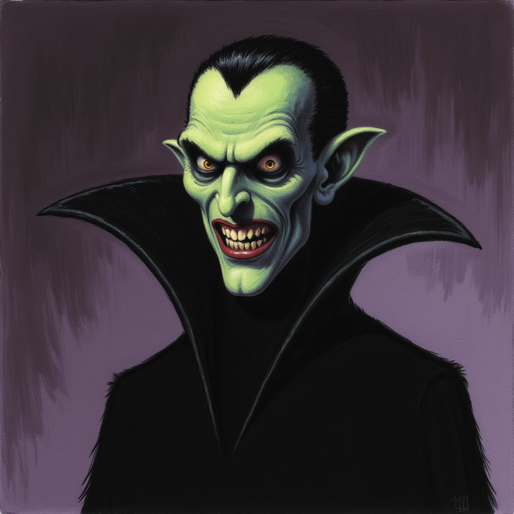 cartoon monster, nosferatu