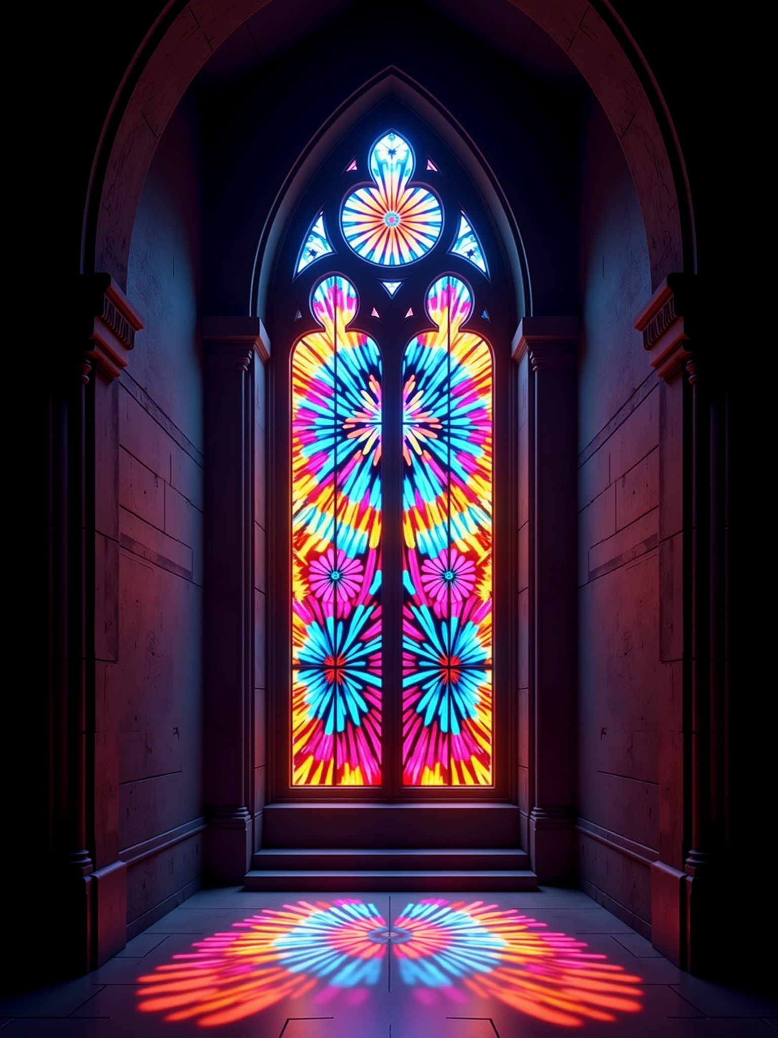 Glowing Tiedye FLUX & SDXL