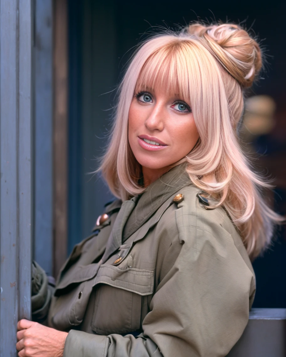 <lora:SuzanneSomers:1> Photo of suzanne somers, decently clothed, freckles, on the barricades for women's rights, 4k, highest quality, master piece