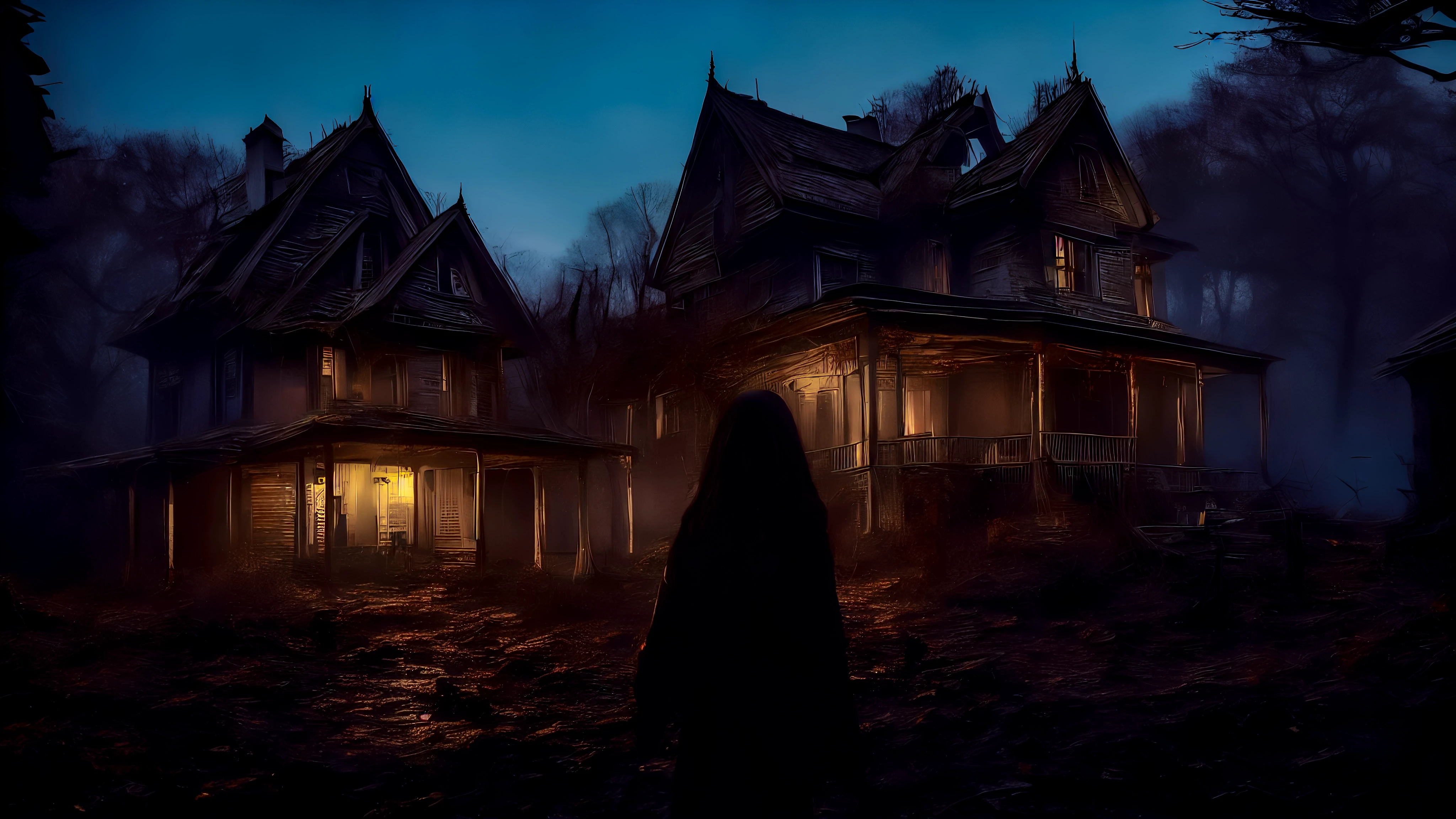 (masterpiece, best quality:1.2), horror scene, knife, dark rooms, glowing eyes, girl, UHD, HDR, 8k, ultra-wide angleaward winning