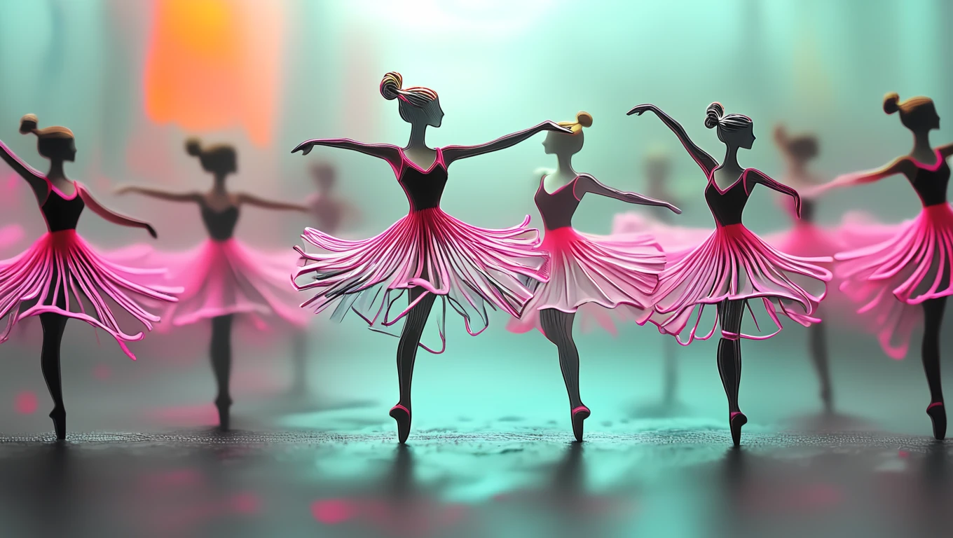 <lora:artfullyTILTSHIFT:1>
((Moment to moment, moment to moment,
Choose a path, choose a path,
The future, the future,
No longer, no longer, the past.))
dancers, ballerinas, neon, tilt shift