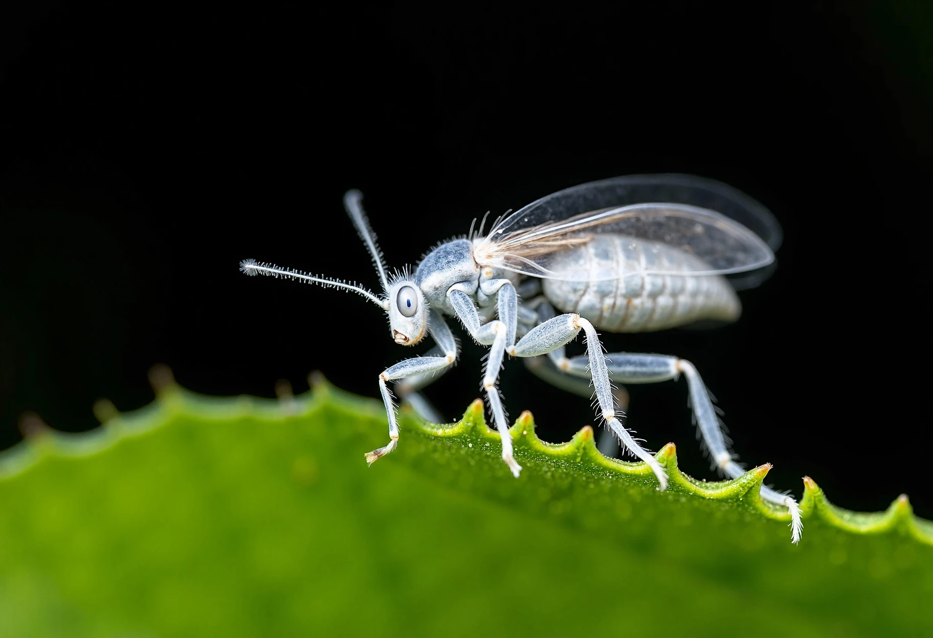 XRAY, x-ray, insects on a leaf, close up