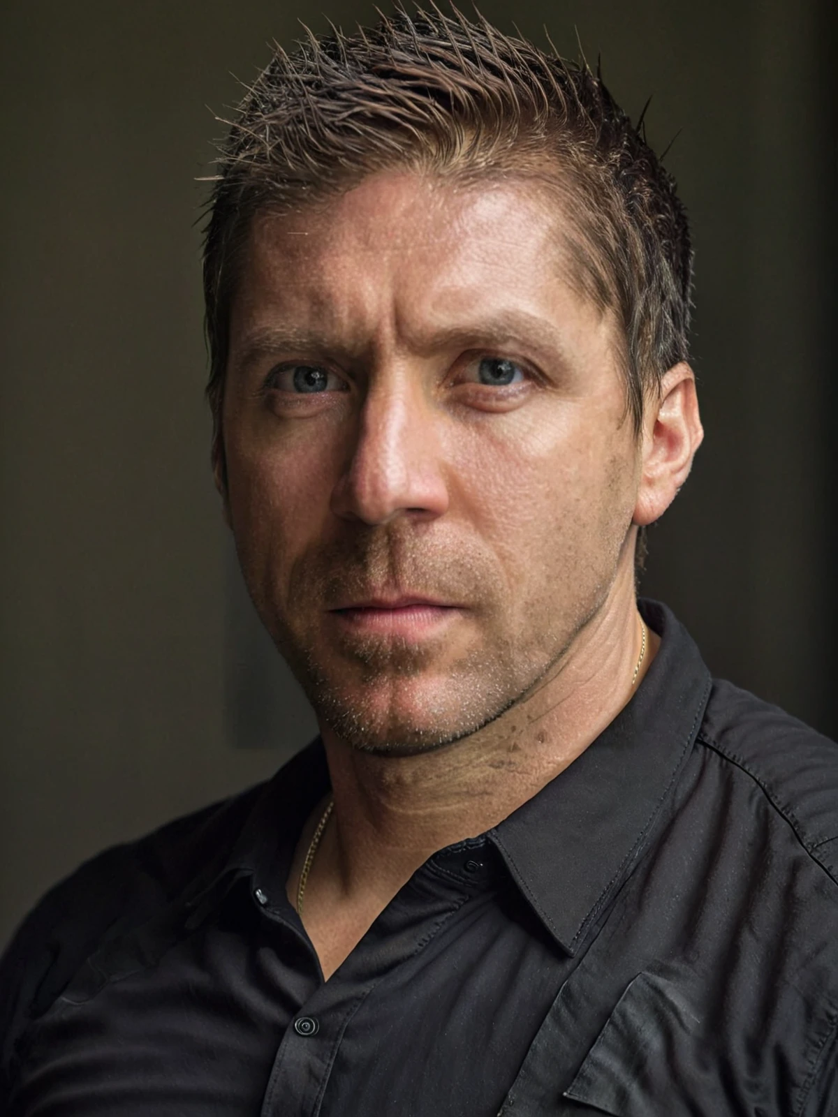 (upper body shot1.5) (side view1.5) <lora:Ray_Park:1> Ray Park is a man wearing a black shirt, captured with a 5d camera, in HDR, 8k resolution, sharp focus, cinematic, detailed, cinematic light, perfect color, perfect scene, shallow depth of field, vignette, highly detailed, high budget, bokeh, cinemascope, moody, epic, masterpiece, <lora:Rembrandt Lighting style v2:0.6> Rembrandt Lighting style, in the dark Low-key lighting Style <lora:Low-key lighting Style:0.6>