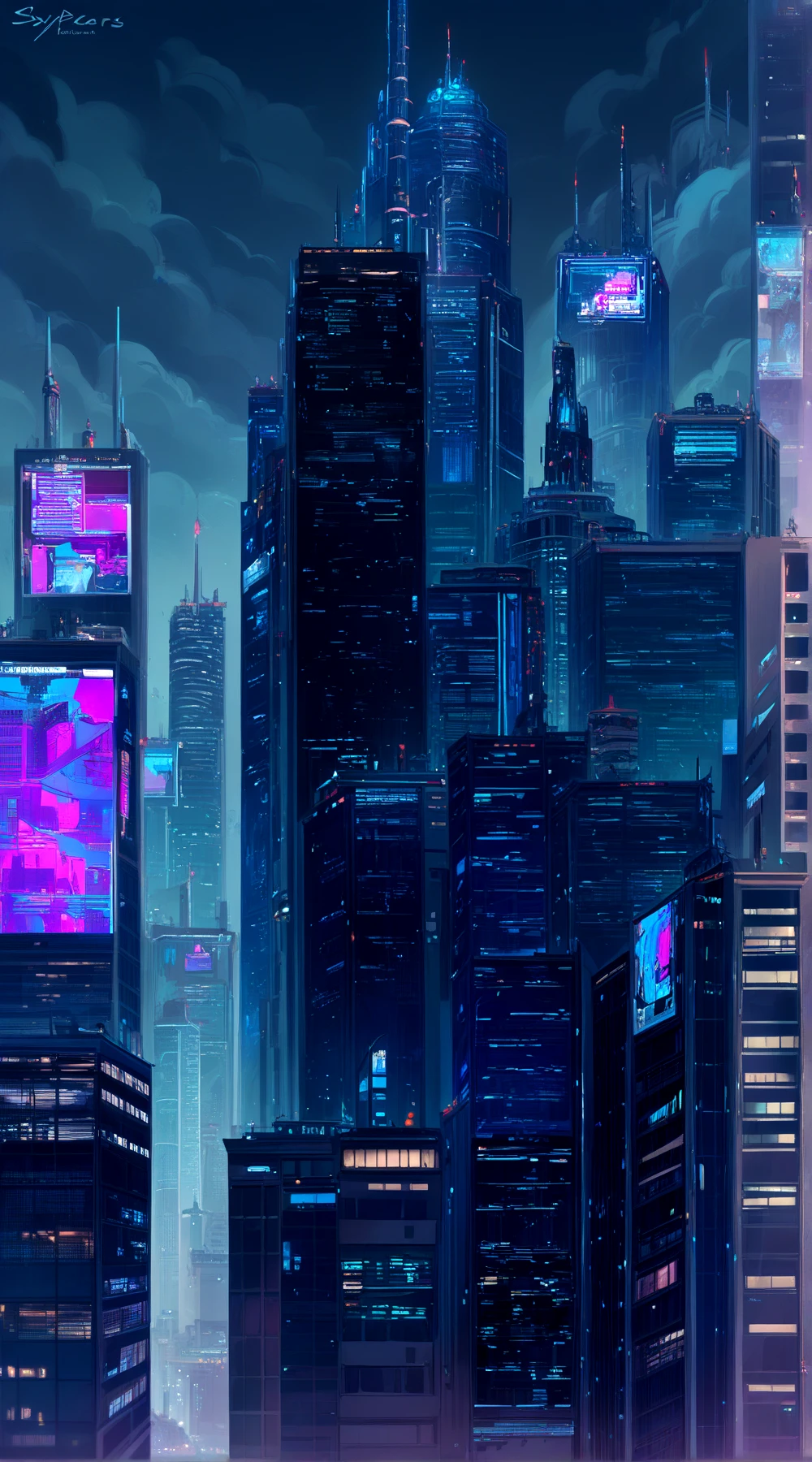 score_9, score_8_up, score_7_up,
<lora:Dystopian_Future_(Architecture)_(Pony)_(AD):0.85> Dystopian Future, monumental architecture, architecture, city, cityscape, scenery, building, skyscraper, future, scifi, science fiction, <lora:watervfx:0.35> <lora:more_details:0.35>
8K, In'ei, chiaroscuro, rim lighting, perfect depth of field shot, beautiful, sharp focus, crisp details, subsurface scattering and reflections, 
wide boulevards, busy city center, large plazas, plazas, miserable haze, dark rainy overcast skies, black clouds, abysmal haze, photographic realism, buildings, skyscrapers, metropolis, 8K CGI render, oppressive scale of architecture, black titanium, science fiction masterpiece, dark buildings and skyscrapers, dark oppressive sky, black skyscrapers, dark grey skyscrapers, black titanium skyscrapers, supertall skyscrapers, holograms, holographic monument, scifi, super scale skyscrapers and buildings, dystopia, dystopian, night time, night sky, sheer concrete, irregularly shaped buildings and skyscrapers, sheer skyscraper wall, authoritarian, plutonian, dark picture, dark future, dark scifi, building size play, 
BREAK zPDXL, zPDXLxxx, <lora:sdxl_lightning_8step_lora:0.4> <lora:detailed_notrigger:0.5>