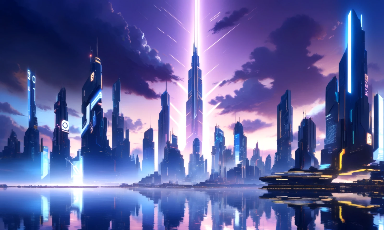 score_9, score_8_up, score_7_up,
<lora:Cyberpunk_Architecture_(Architecture)_(SDXL)_(AD):1> Cyberpunk Architecture, monumental architecture, architecture, city, cityscape, scenery, building, skyscraper, future, scifi, science fiction, cyberpunk, city skyline,
8K, In'ei, chiaroscuro, rim lighting, perfect depth of field shot, beautiful, sharp focus, crisp details, subsurface scattering and reflections,
photographic anime clouds, photographic realism, buildings, skyscrapers, metropolis, 8K CGI render, science fiction masterpiece,
BREAK zPDXL, zPDXLxxx, <lora:sdxl_lightning_8step_lora:0.4> <lora:detailed_notrigger:0.5>