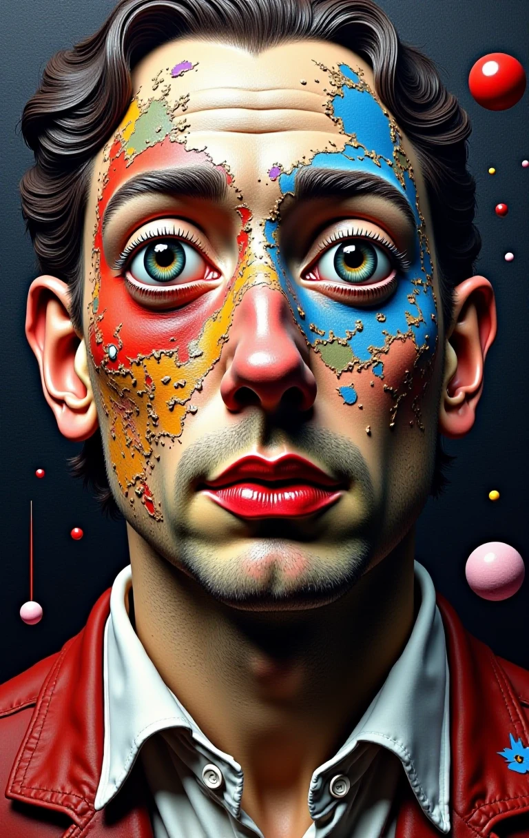 ultra surrealism combing styles of classic art and blending it with it futuristic digital art