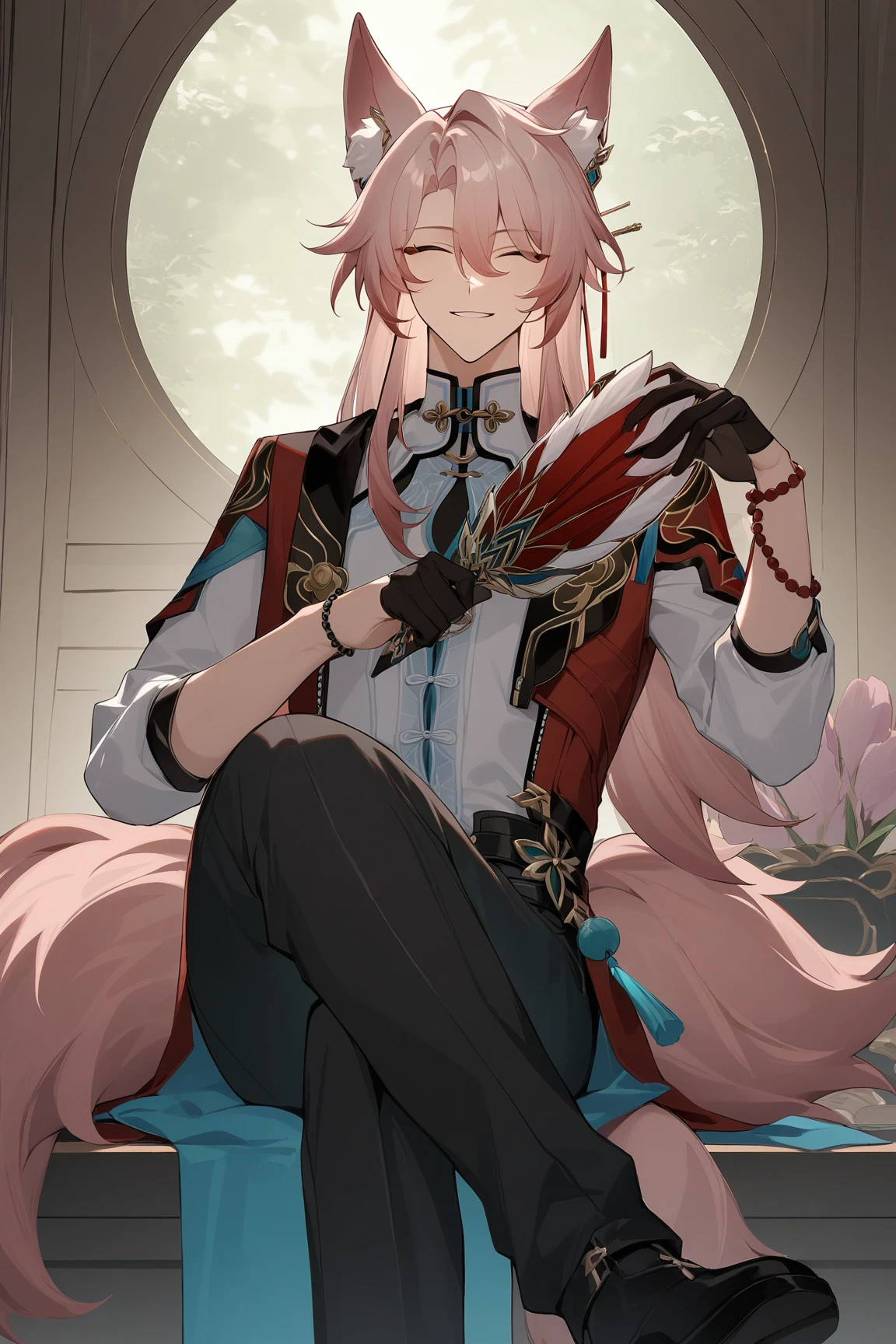 1 boy, furry, astolfo, no clothes, erect penis, cute expression