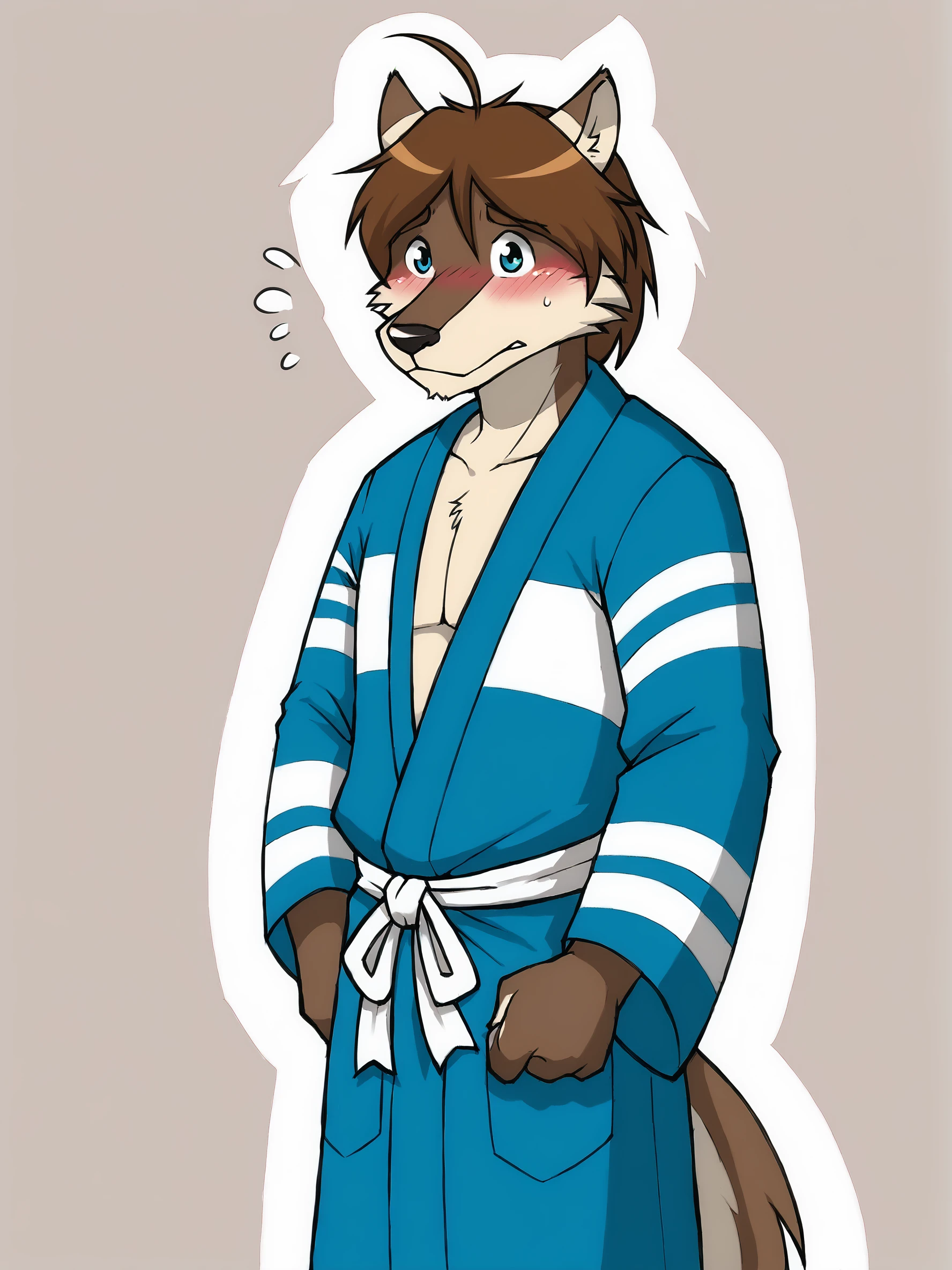 score_9, score_8up, score_7up, score_6up, score_5up, score_4up, source_furry, rating_questionable, BREAK
abstract background, BREAK
male, furry, shunkodori, 1boy, brown body, yukata, BREAK
shy, embarrassed, blush, ahoge, BREAK
 <lora:Shun_Kodori_-_Morenatsu_-_PDXL:1>