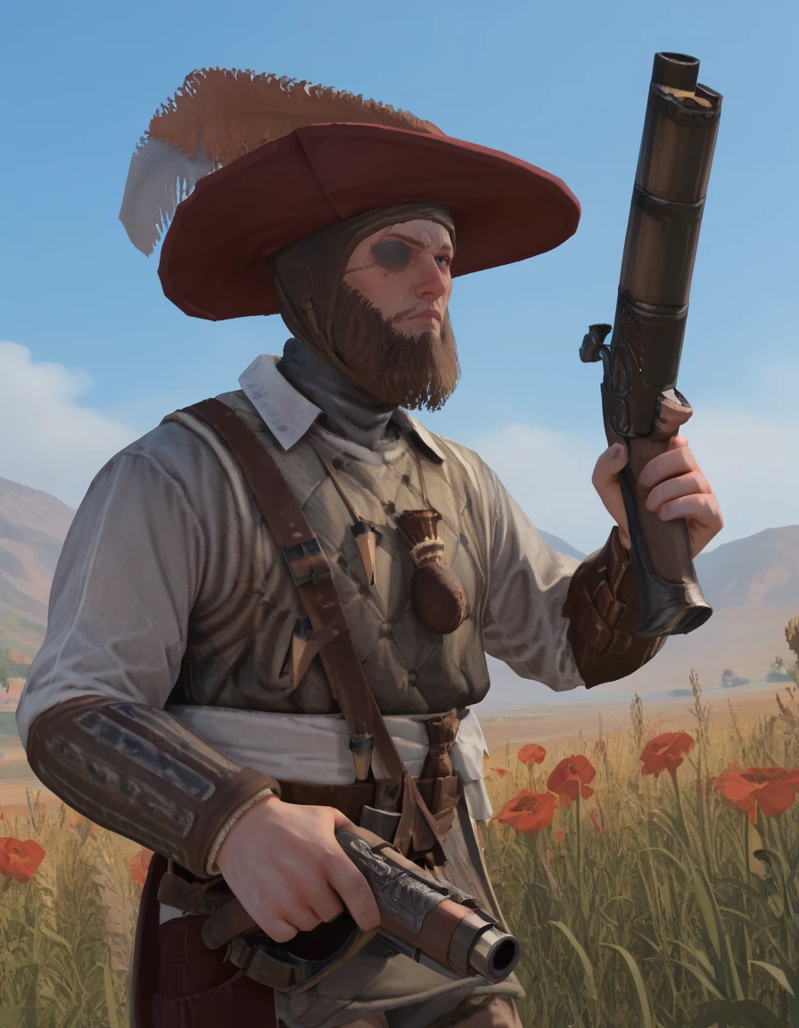 1boy, solo, handsome man, ginger beard, cowboy hat, illustration, drawing, professional, defined shadows, accurate figure, easthetically pleasing, correct hands, post apocalyptic, desert wasteland background, best quality, portrait, (masterpiece, top quality, best quality), trending on artstation, artstation, <lora:cragsand:0.70>, looking at you, portrait, green eyes, fighting pose, firsts raised
