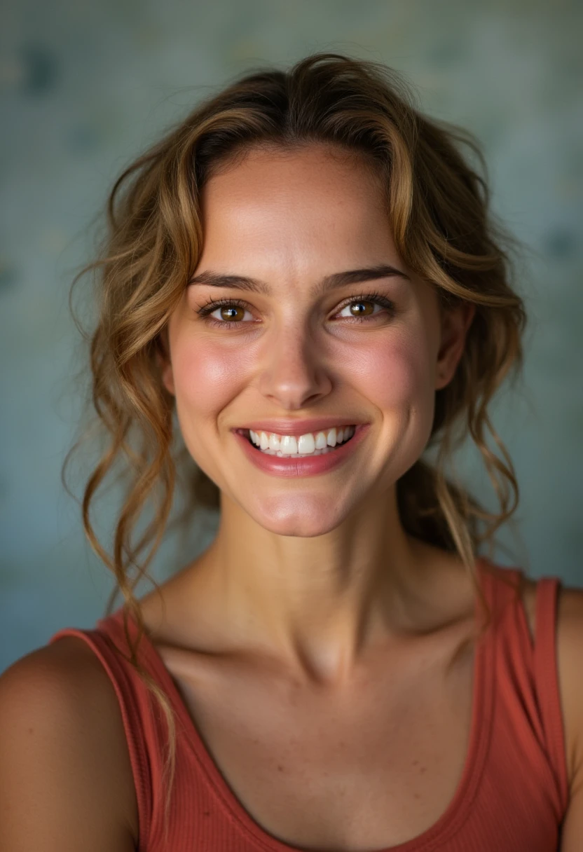 a raw photo of natalie portman smiling