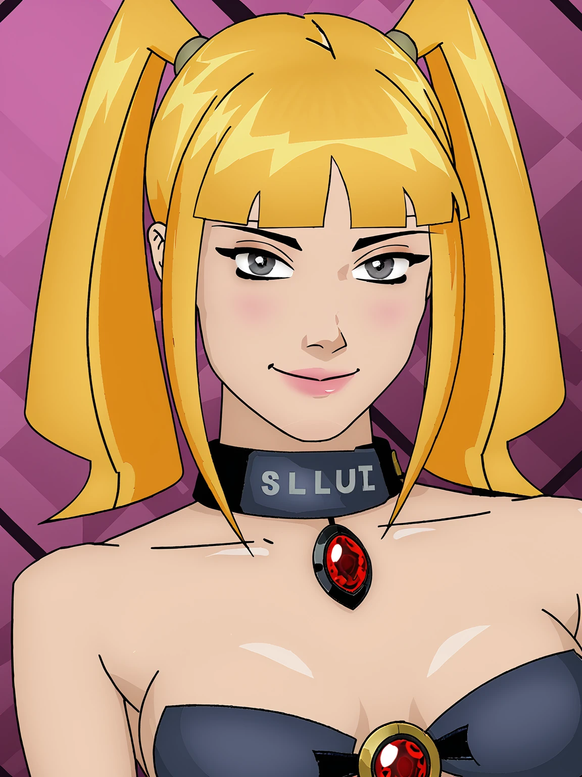 slut squad, (3wmelody), grey eyes, blonde hair,
<lora:3wmelody:0.9>, looking at viewer, smiling
1girl, heart shaped pupils
abstract background, solo
realistic