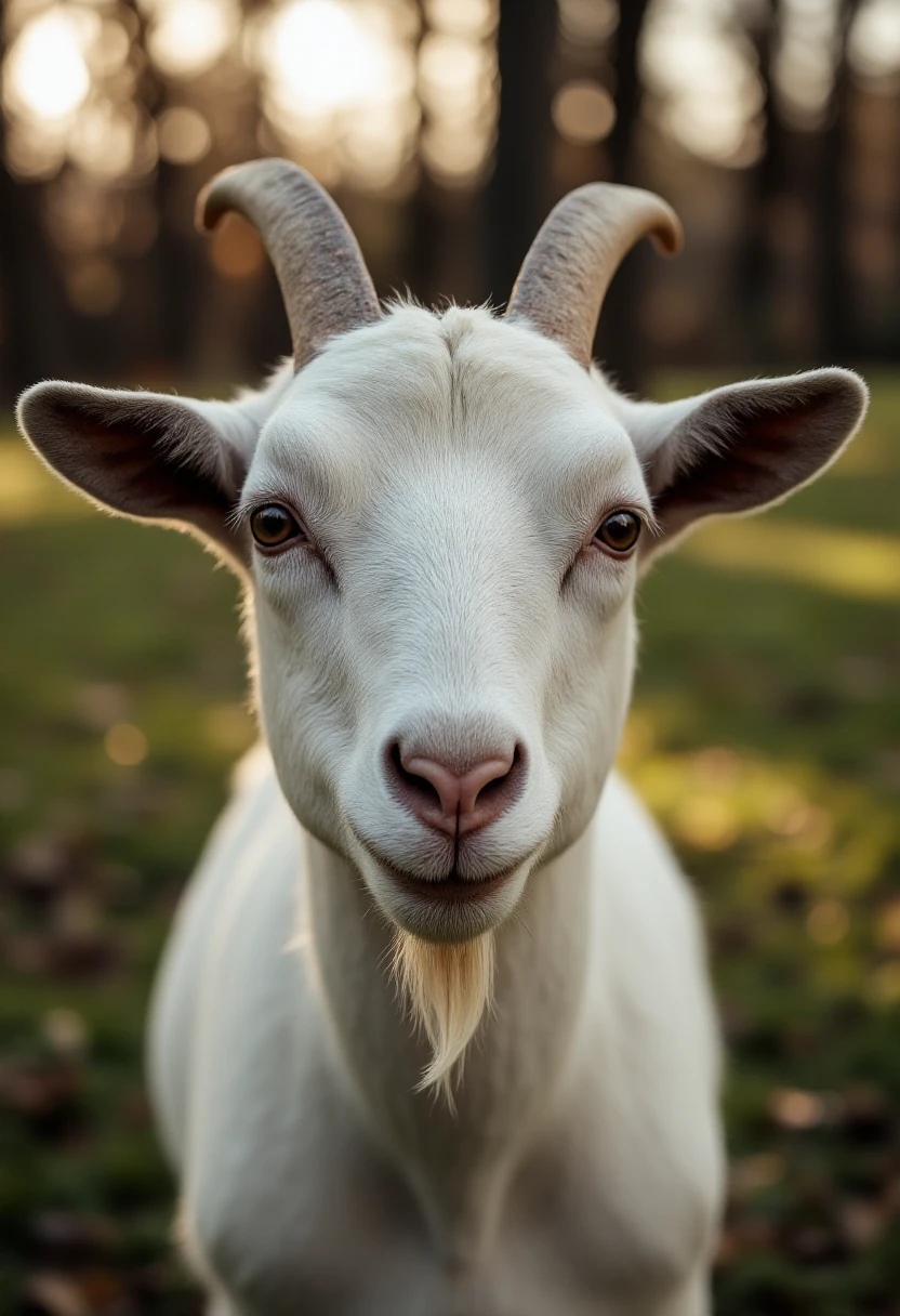 A goat. he has a goatee <lora:Goatee:1>