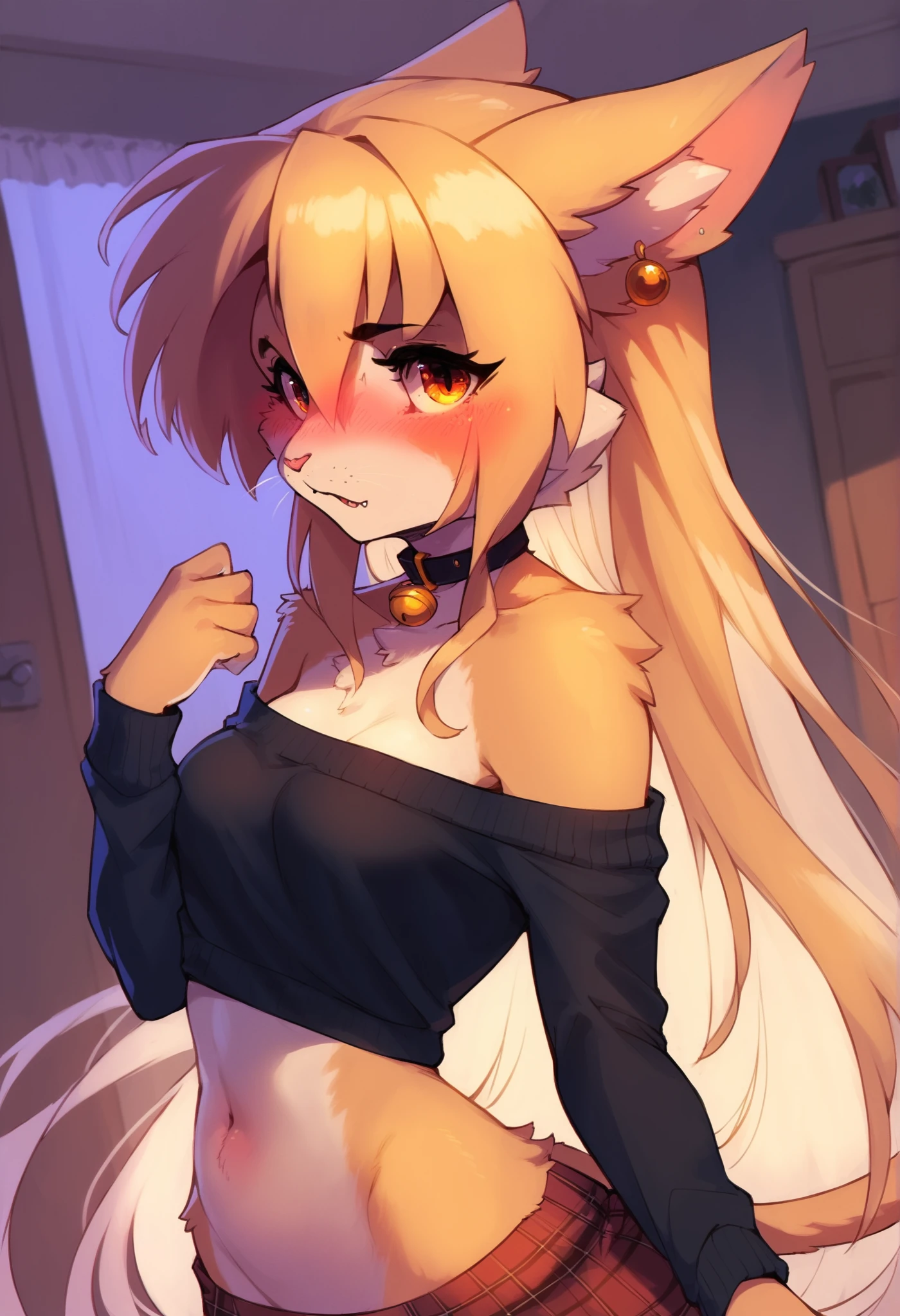 (masterpiece), best quality, highly detailed faces, (SHARP details), 4k, highly detailed, expressive eyes, SHARP detail expressive eyes, (SHARP detail perfect face), ((dark skin)), long hair, ((young girl)), ((flat chest)), (9 years old girl), blonde hair, (gyaru), full body shot, (view from front), (gyaru school-clothes),