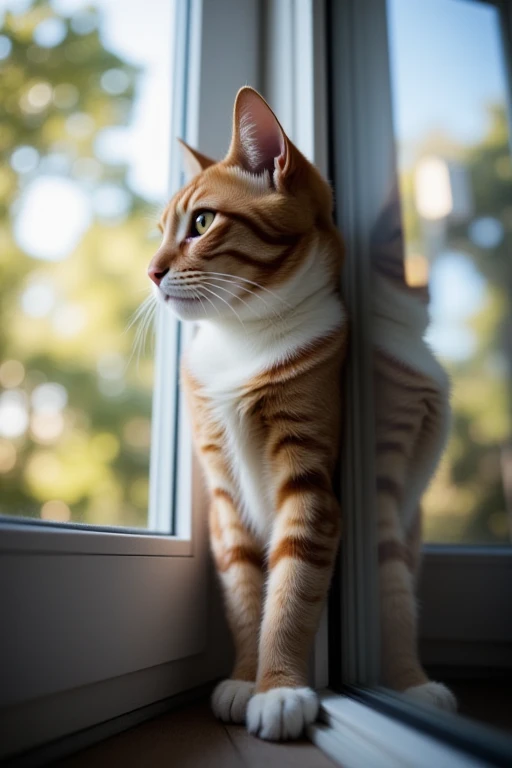 extreme close-up of a cat sitting in the window, cozy
<lora:LowAngleViewFLUX-000001:1>