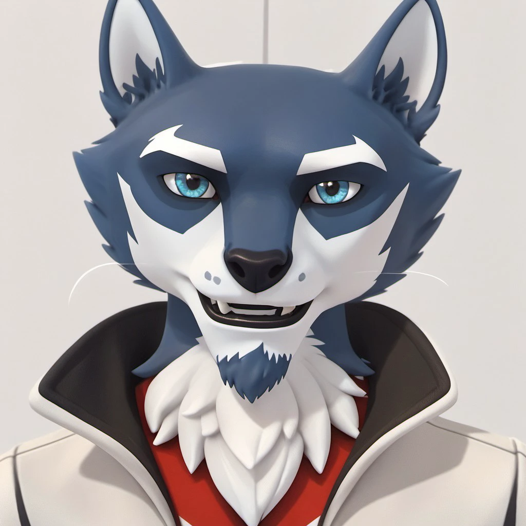 score_9, score_8_up, score_7_up, score_6_up, score_5_up, score_4_up, score_4, source:furry, detailed face, detailed eyes, detailed fur, furry male, solo, 1boi,
BREAK
Pike, rimba racer, anthropomorphic wolf, dark blue fur, white markings, white eyebrows, white inner-ear, blue eyes, black lip, (red t-shirt, jacket, fingerless gloves, jeans, tail, goatee, waist-up)
BREAK
<lora:add-detail-xl:1.0>