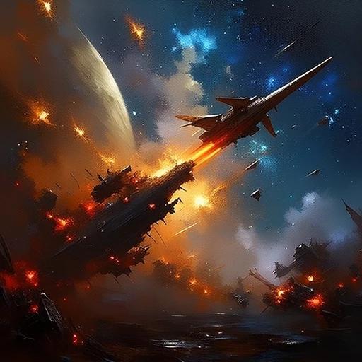 painting of a giant space battle
<lora:PAINTINGSTYLEFLUX-000001:1>