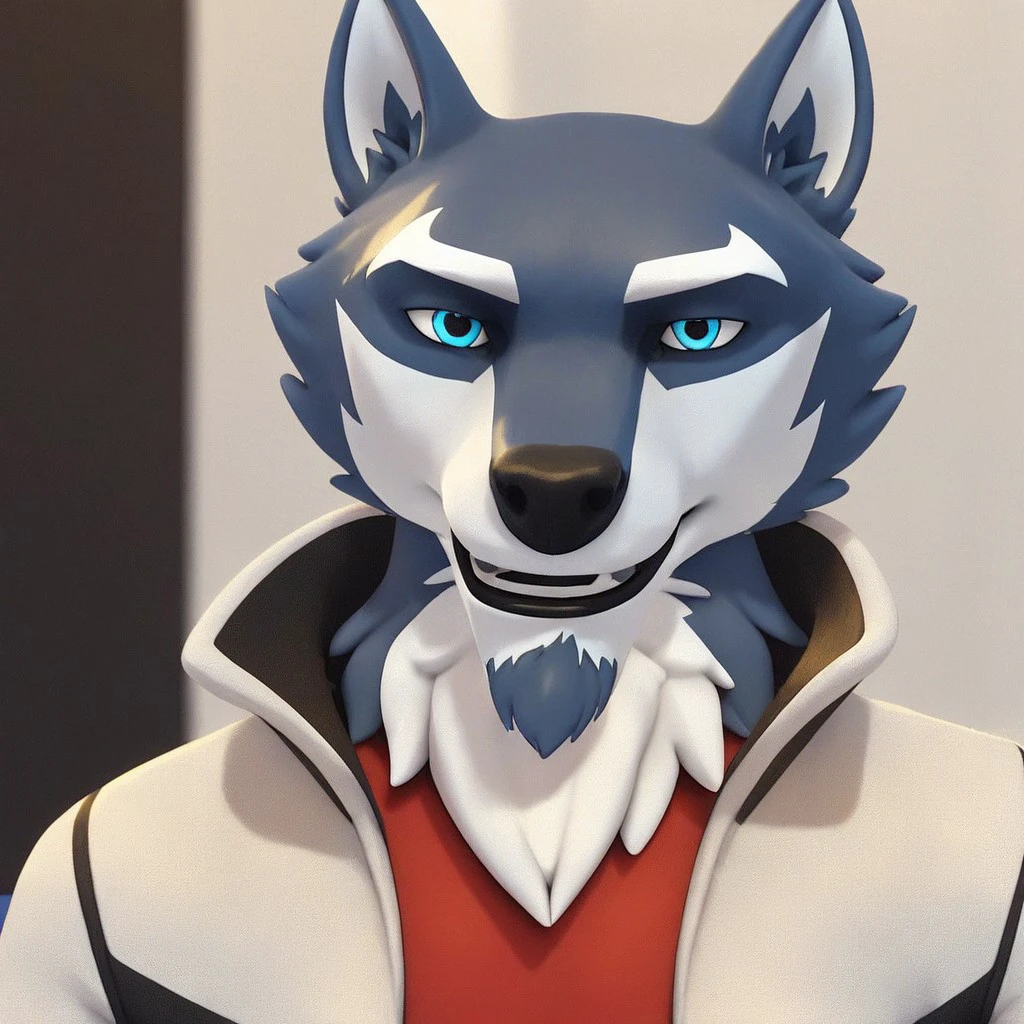 score_9, score_8_up, score_7_up, score_6_up, score_5_up, score_4_up, score_4, source:furry, detailed face, detailed eyes, detailed fur, furry male, solo, 1boi,
BREAK
Pike, rimba racer, wolf, anthropomorphic wolf, dark blue fur, white markings, white eyebrows, white inner-ear, blue eyes, black lip, (red t-shirt, jacket, fingerless gloves, jeans, tail, goatee, waist-up)
BREAK
<lora:add-detail-xl:1.5> 
<lora:DetailedEyes_V3:1>