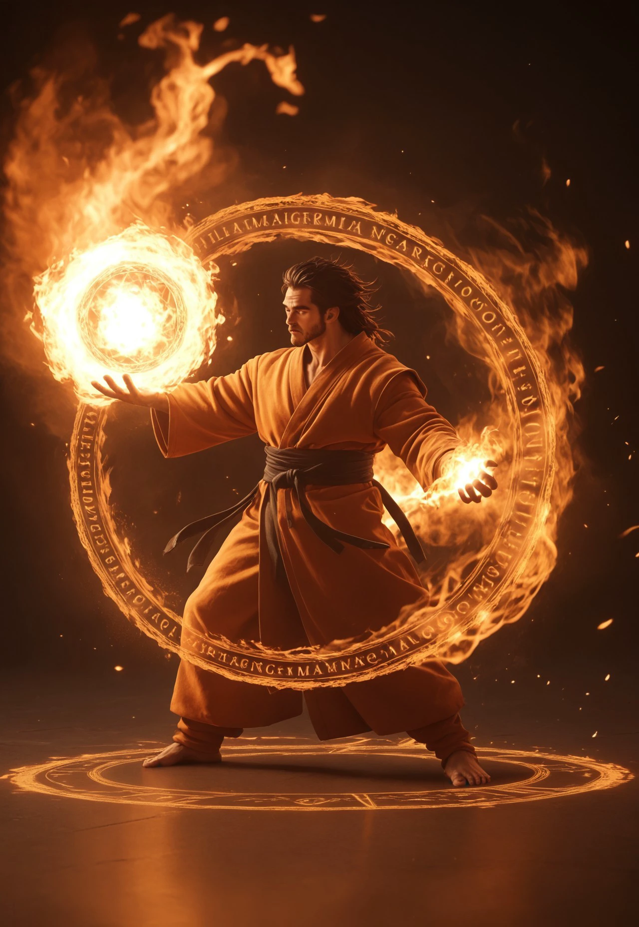 score_9, score_8_up, score_7_up, ((( )))
,
((( firmagmb, fire, burning, burning hair)))
,
(( 1boy, solo, huge muscular boy, rage))
,
((( Inferno, huge fire circle, fire strings, fire circle, fire ball, fire mage, robe, )))
,
((( Orange theme )))
,
(( ))
,
(( ))
,
(((  )))
,
()