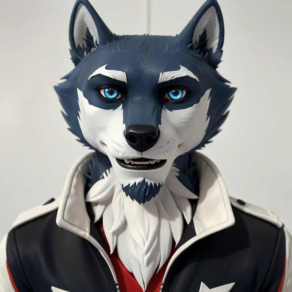 score_9, score_8_up, score_7_up, score_6_up, score_5_up, score_4_up, score_4, source:furry, detailed face, detailed eyes, detailed fur, furry male, solo, 1boi,
BREAK
Pike, rimba racer, anthropomorphic wolf, wolf,  dark blue fur, white markings, white eyebrows, white inner-ear, blue eyes, black lip, (red t-shirt, jacket, fingerless gloves, jeans, tail, goatee, waist-up)
BREAK
<lora:add-detail-xl:1.5> 
<lora:DetailedEyes_V3:1>