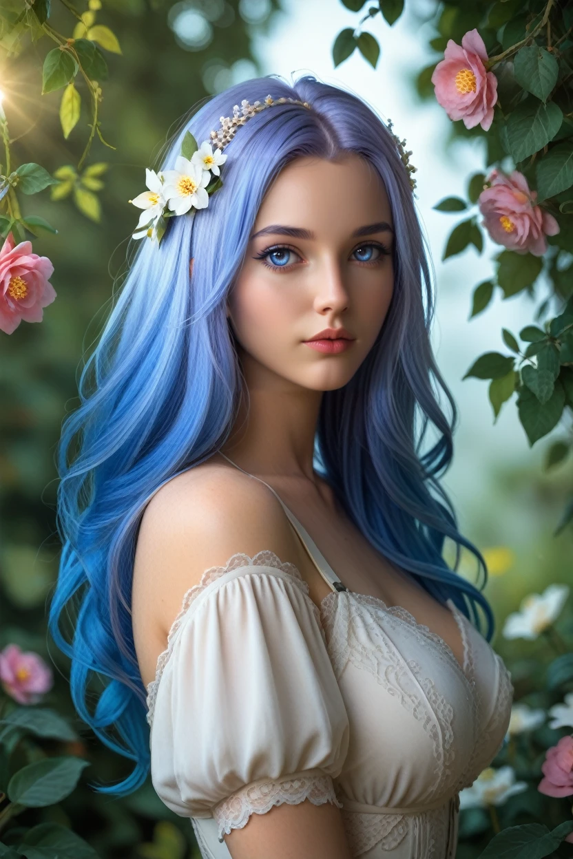 (cute russian girl, white people:1.5), (pale skin:1.2), (beautiful, 20 years old:1.7), slim, high nose, (huge breasts), (sleeveless sweater), micro miniskirt, long legs, thigh highs, hairband, detail central park,
perfect(face ,eyes , nose, hands , arms), detailed fingers, extremely detailed eyes and face, beautiful detailed nose, beautiful detailed eyes, K-pop idol vibes, (RAW photo, best quality), (realistic, photo-realistic:2.0), extremely detailed, CG, unity , 8k wallpaper, Amazing, finely detail, (masterpiece:2.0, best quality), realistic, (real picture, intricate details, depth of field), soft light, beautiful detailed girl, huge breasts, thick thighs, wide hips, small waist, glossy pink lips, aqua eyes, (((long hair:1.2), (colorful gradient multi-colored sky blue hair), floating hair)), elegant ,slender figure, dynamic posture,