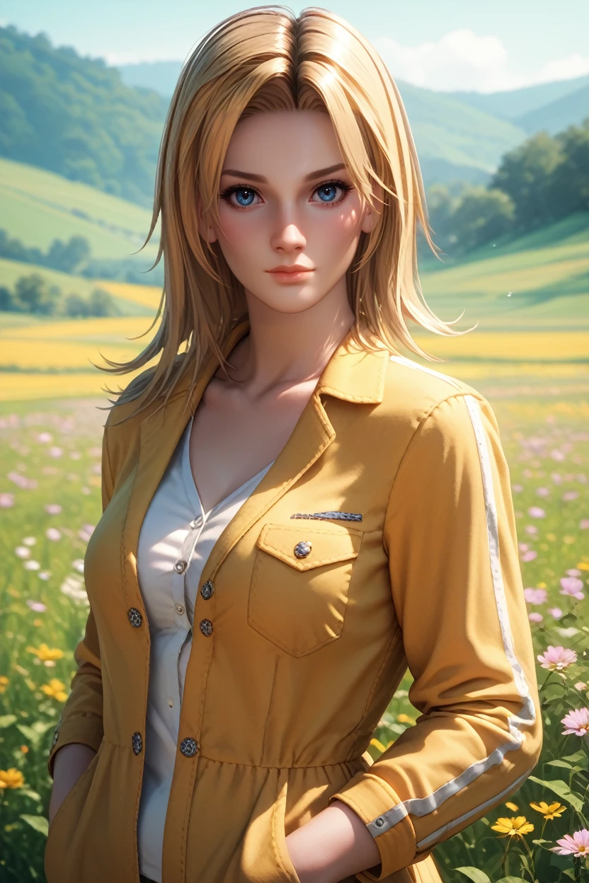 score_9, score_8_up, score_7_up, score_6_up
<lora:DOATina:1.0>
DOATina, 1girl, blonde hair, blue eyes, looking at viewer, standing in a field of lavender, hands in pockets, slight breeze blowing hair, warm golden hour sunlight, serene and peaceful mood