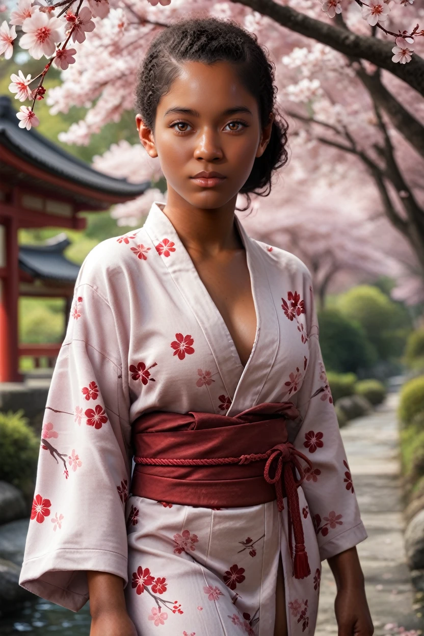 score_9, score_8_up, score_7_up, score_6_up
<lora:TLOURiley:1.0>
TLOURiley, 1girl, dark skin, black hair, brown eyes, looking at viewer, yukata, japan, cherry blossoms, hair ornament