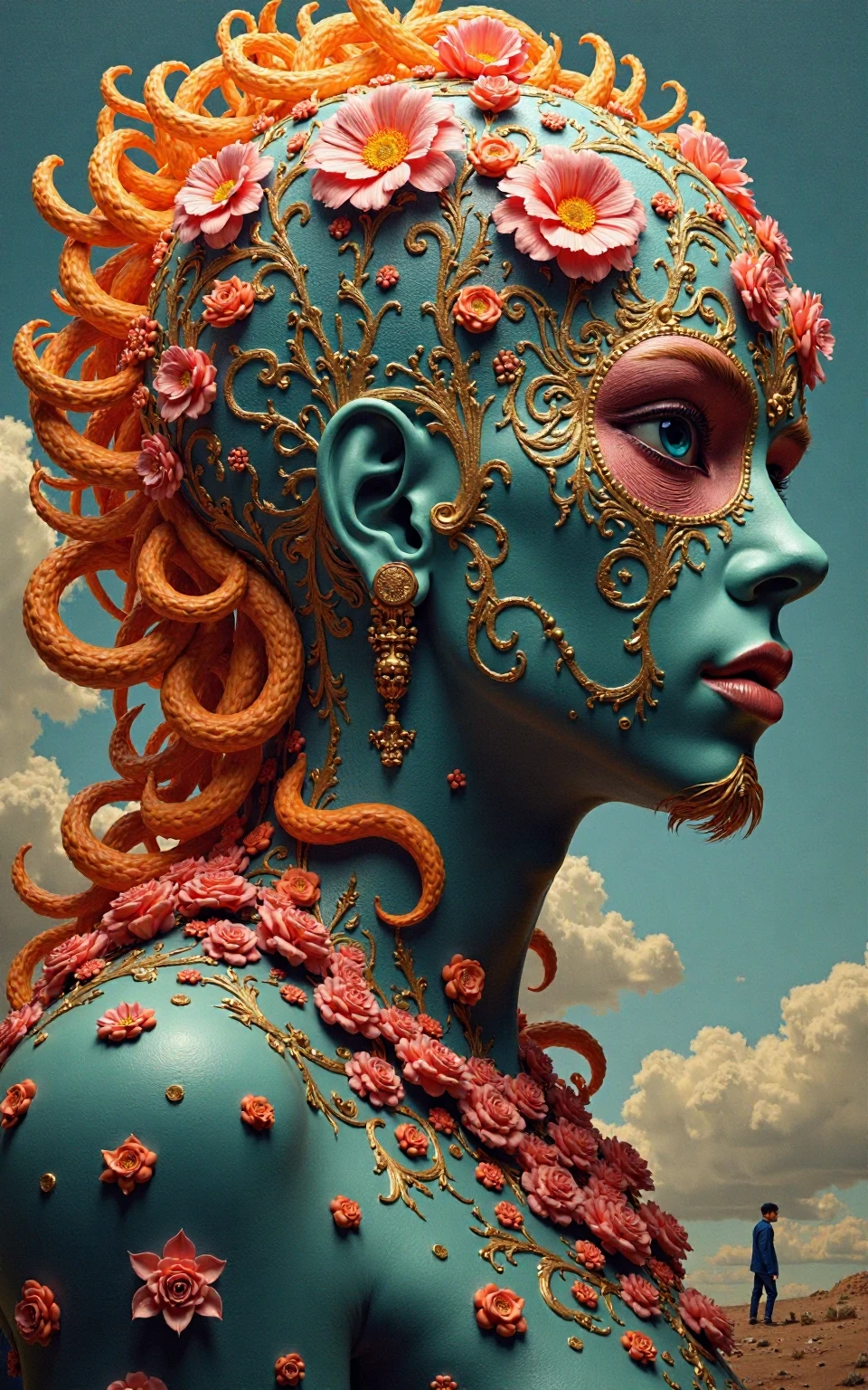 intricately detailed surreal masterpiece by trending artists