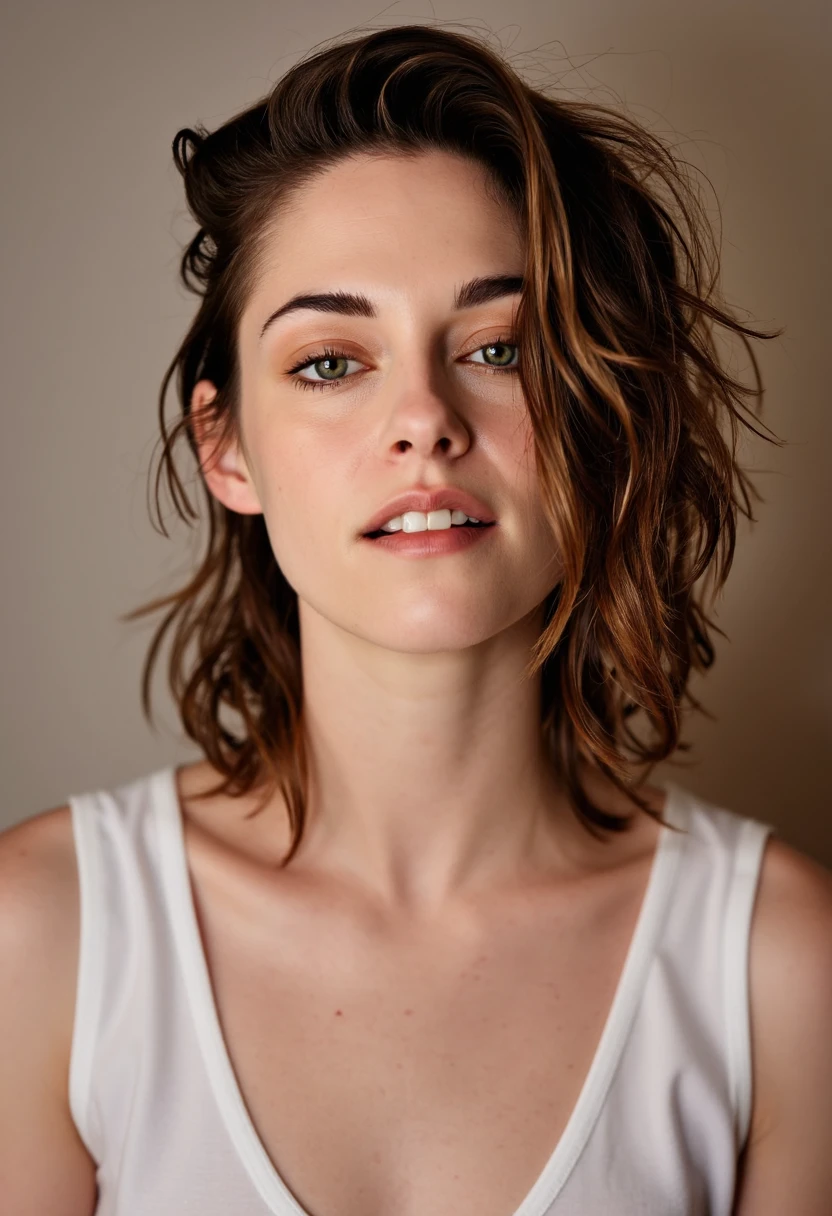 Retrato de corpo inteiro da menina, Kristen Stewart sentada em uma cadeira, fotografia profissional, Cinematografia Radiante, NSFW, Seios pequenos ::n_anime, cartoon, penis, fake, drawing, illustration, boring, 3d render, long neck, out of frame, extra fingers, mutated hands, ((monochrome)), ((poorly drawn hands)), 3DCG, cgstation, ((flat chested)), red eyes, multiple subjects, extra heads, close up, man asian, text ,watermarks, logo, lowres, bad anatomy, bad hands, text, error, missing fingers, extra digit, fewer digits, cropped, worst quality, low quality, normal quality, jpeg artifacts, signature, watermark, username, blurry, 3d, extra fingers, (((mutated hands and fingers)))Clothing, women's clothing, skirt, jeans, blouses, shirts, bra, panties, bikini