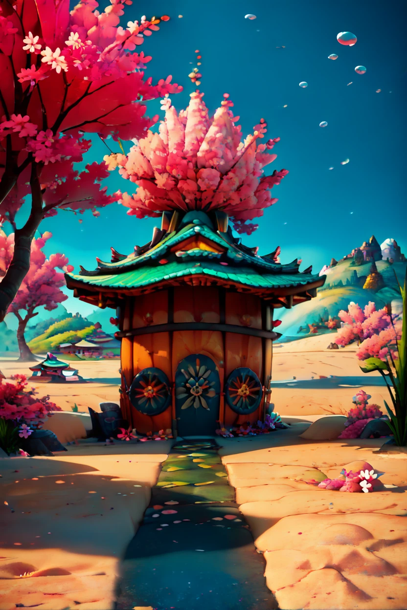 score_9, score_8_up, score_8,  BREAK,   PineappleUnderTheSea in background,  sky, day, no humans, sand, bubble, road, <lora:PineappleUnderTheSeaPDXL:0.8>,   pnkBldng, pink trees, building, architecture, east asian architecture,  <lora:PinkBuildingsPDXL_v2:0.8>,   embedding:zPDXL,    <lora:CatalystStylePDXL:0.6>,  <lora:SDXLFaeTastic2400:0.5>,