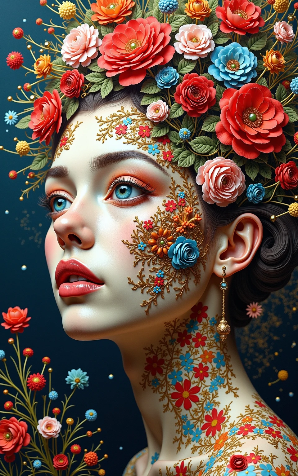 intricately detailed surreal masterpiece by trending artists