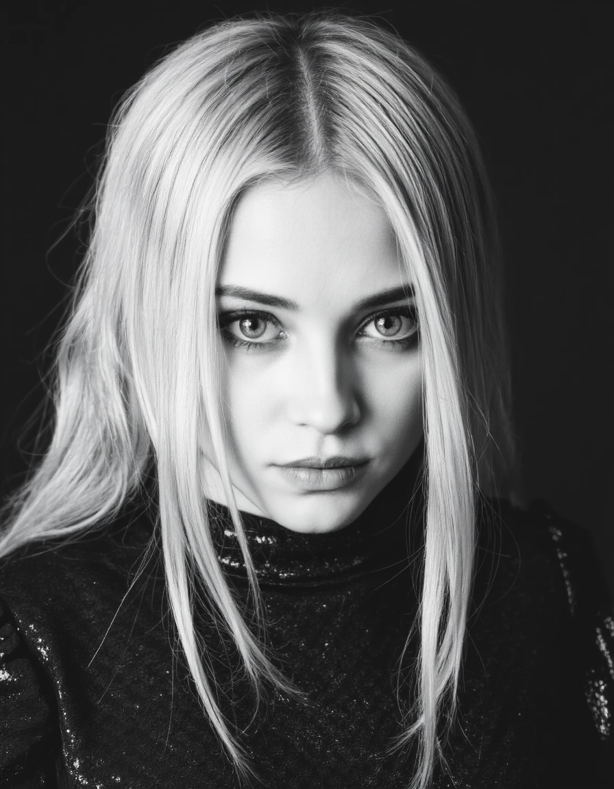 beauty photo headshot of a simple modern female CharlotteStokely in a dark theme black background,
golden-blonde dutch braided hair, detailed intricate hair strands, detailed hairline, pale skintone, detailed skin complexion, (modest simple elegant modern designer blouse:1.2)
(intricate skin details:1.3),
bright shining eyes, covered navel
amazing fine detail, Nikon D850 film stock photograph Kodak Portra 400 camera f1.6 lens, rich colors, lifelike texture, dramatic lighting, dynamic composition, unreal engine, trending on ArtStation, cinestill 800 tungsten, in the style of David Hamilton photography