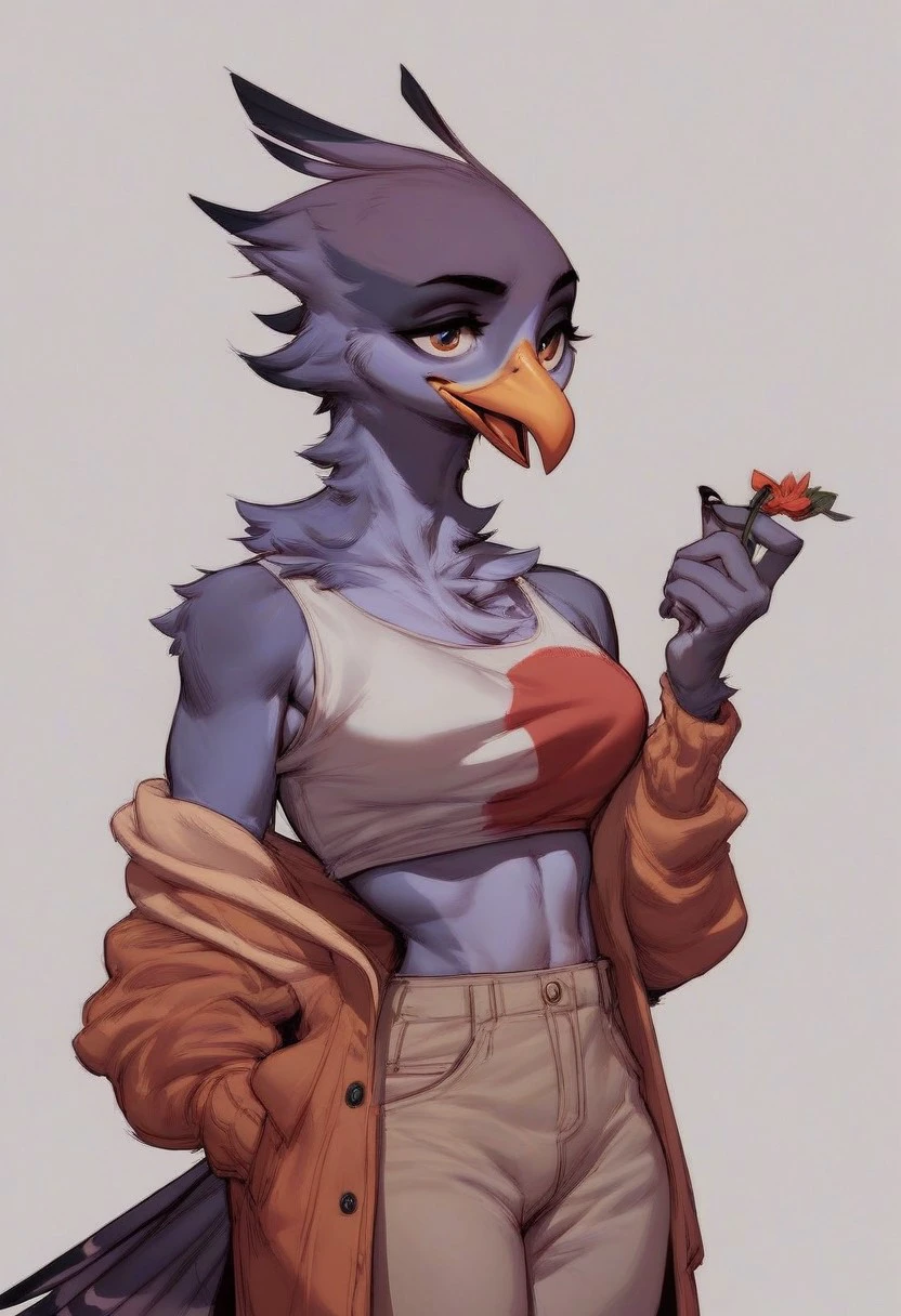 Furry flat color V1