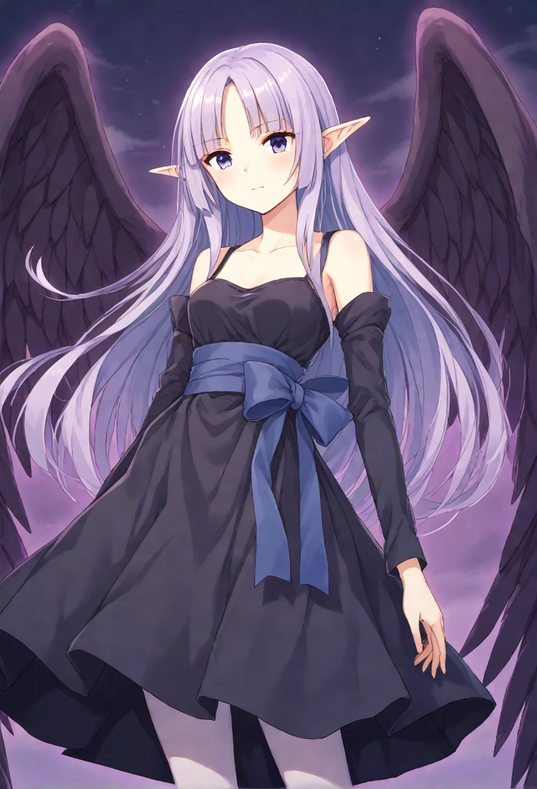 <lora:Night_Wing_Sorceress_XL_pony_v1:1>night wing sorceress, black dress,, BREAK score_9, score_8_up, score_7_up, BREAK  source_anime, best quality, masterpiece,uncensored, nsfw, <lora:Hyper-SDXL-4steps-lora:1>, zPDXL