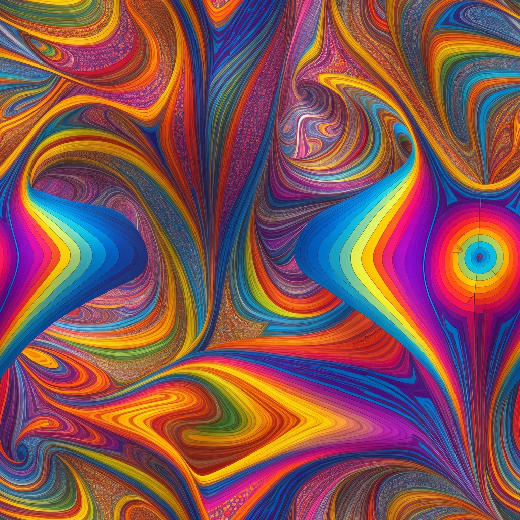 A DMT real filled with colorful fractals, 4k, high detail, highres, high resolution, psychedelic, photorealistic, hyper realism, realistic