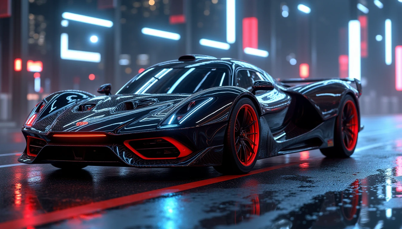 science and technology,cyberpunk,sports car,