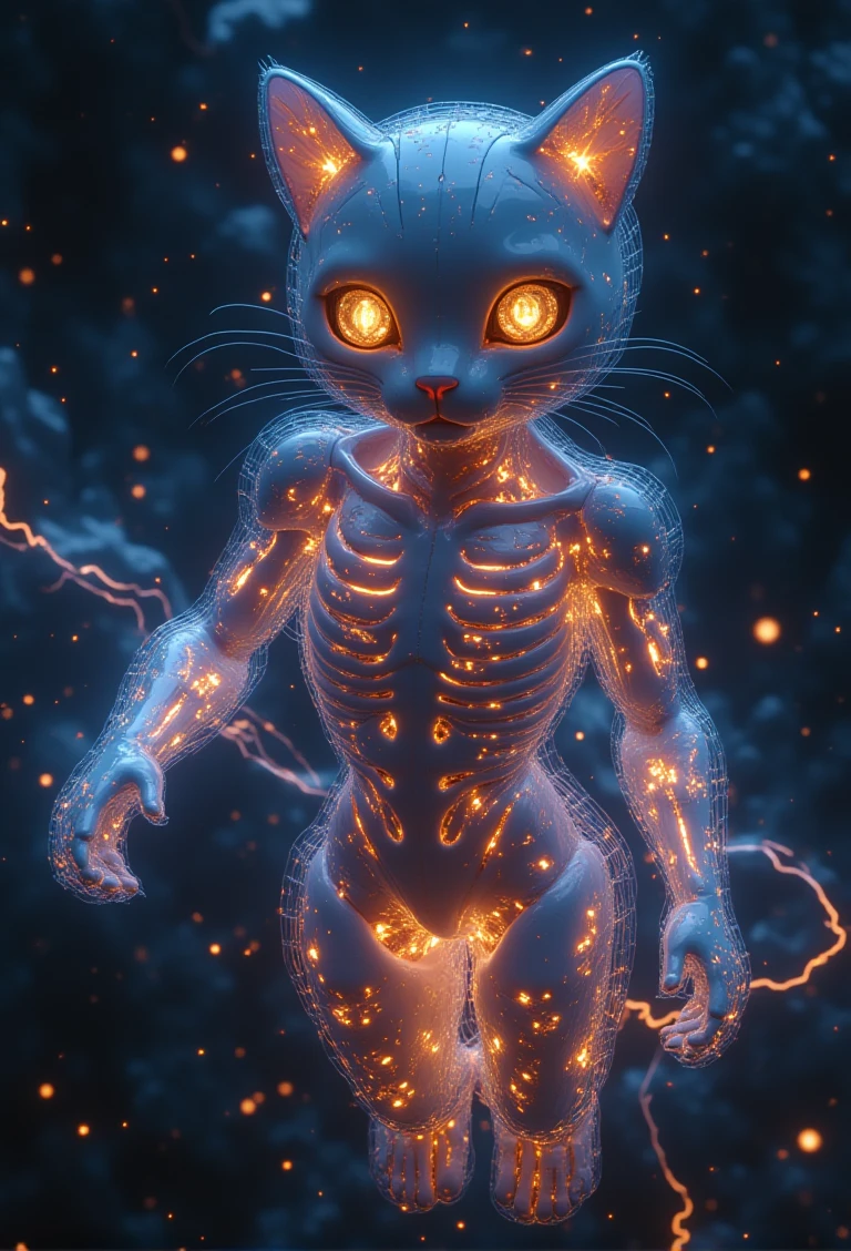 gholstlightning,a cat