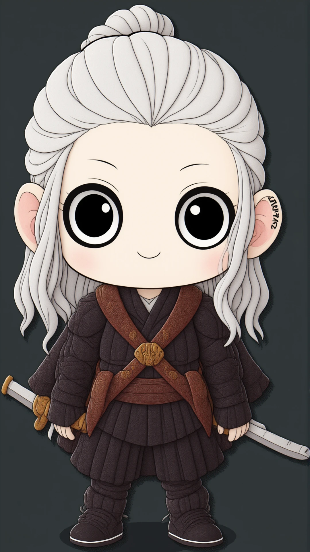 <lora:KawaiisStyle:1>kawaii style Geralt of Rivia from The Witcher