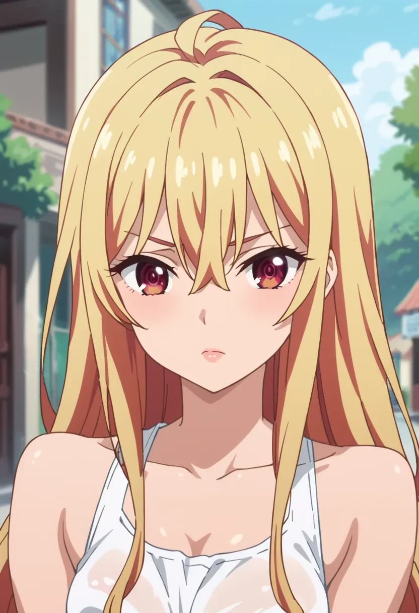 score_9, score_8_up, score_7_up, score_6_up,
source_anime, masterpiece, anime screencap,

1girl, solo,

Shikishima Mirei, red eyes, blonde hair, long hair,

